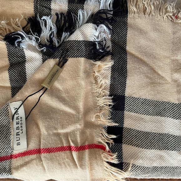 Burberry classic check archive beige with equestrian knight scarf unisex - Picture 7 of 7